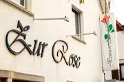 Schild Pension Zur Rose